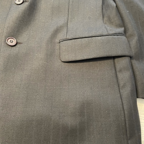 Valentino Italy Suit Jacket Virgin Wool Sz 42 - Picture 13 of 16